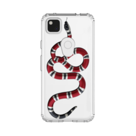 Gucci Gold Snake Google Pixel 7 Clear Case