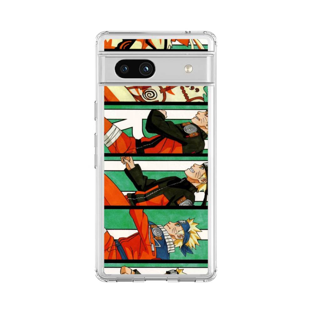 Naruto Evolution Google Pixel 7a Clear Case