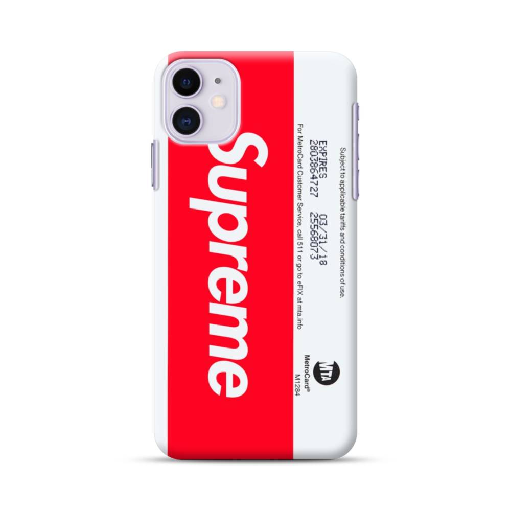 Supreme New York Metro Card iPhone 11 Case