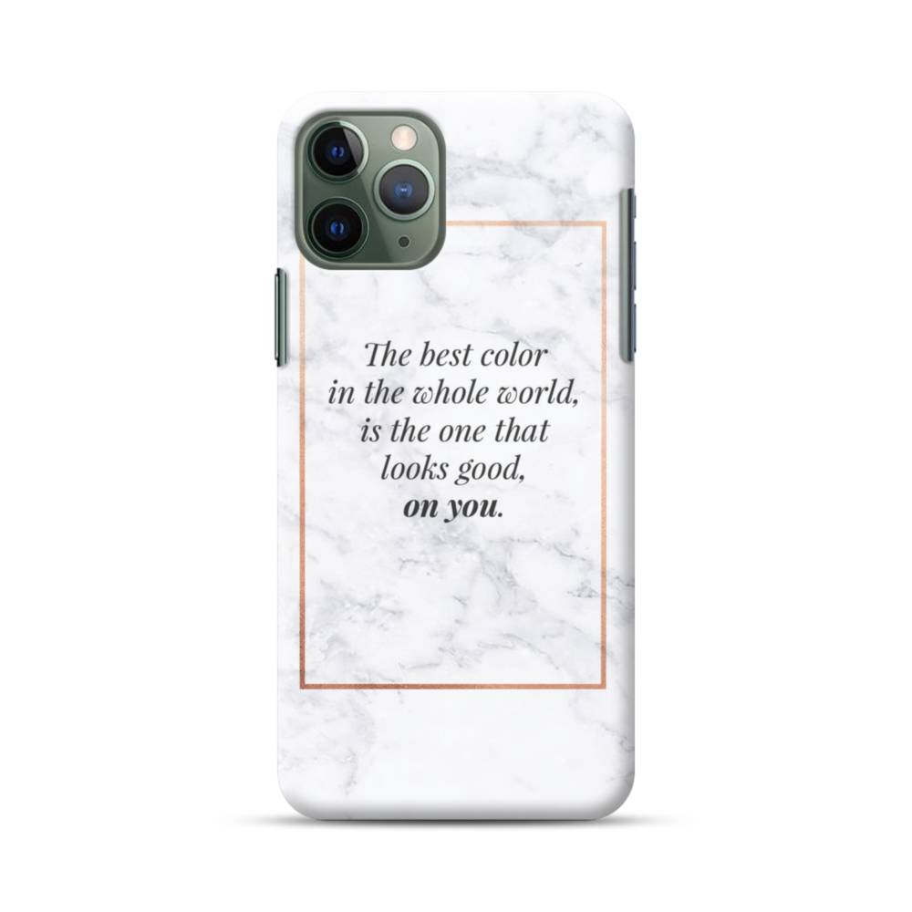 beweeglijkheid schedel Fotoelektrisch Coco Chanel Best Quote About Color iPhone 11 Pro Max Case | Case-Custom