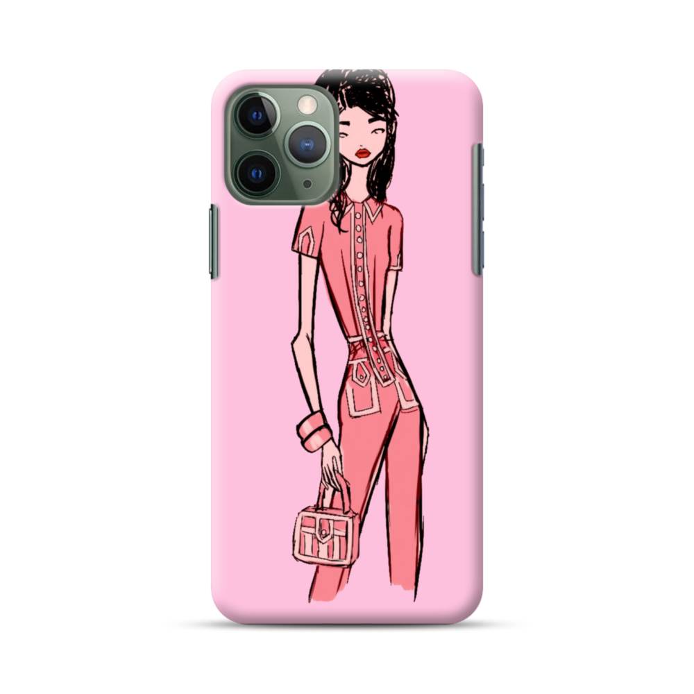 Moschino Girl Iphone 11 Pro Max Case Case Custom