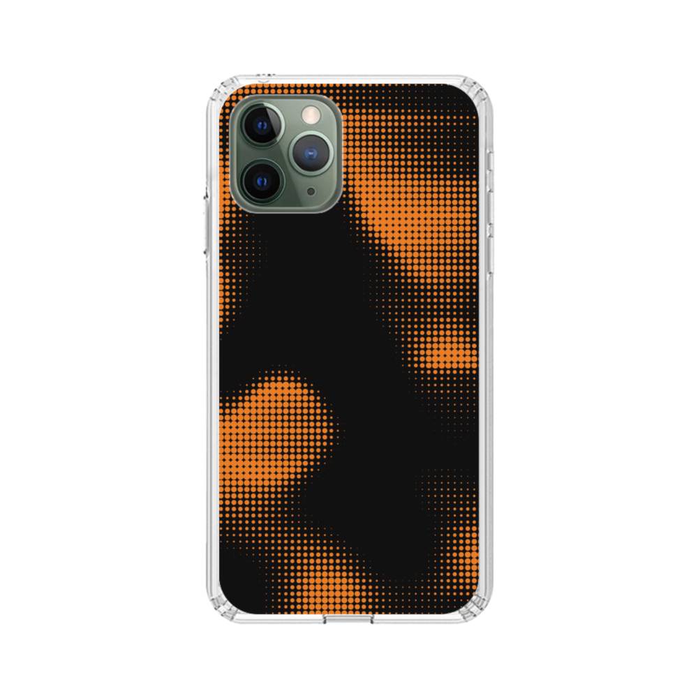 Orange Phantom iPhone 11 Pro Max Clear Case