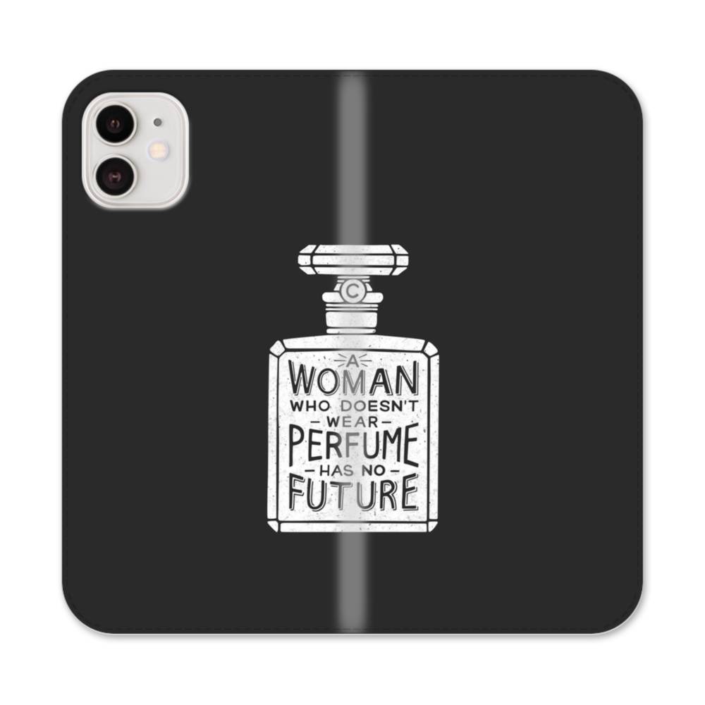 Drawing Perfume Bottle With Coco Chanel Quote iPhone 11 Case