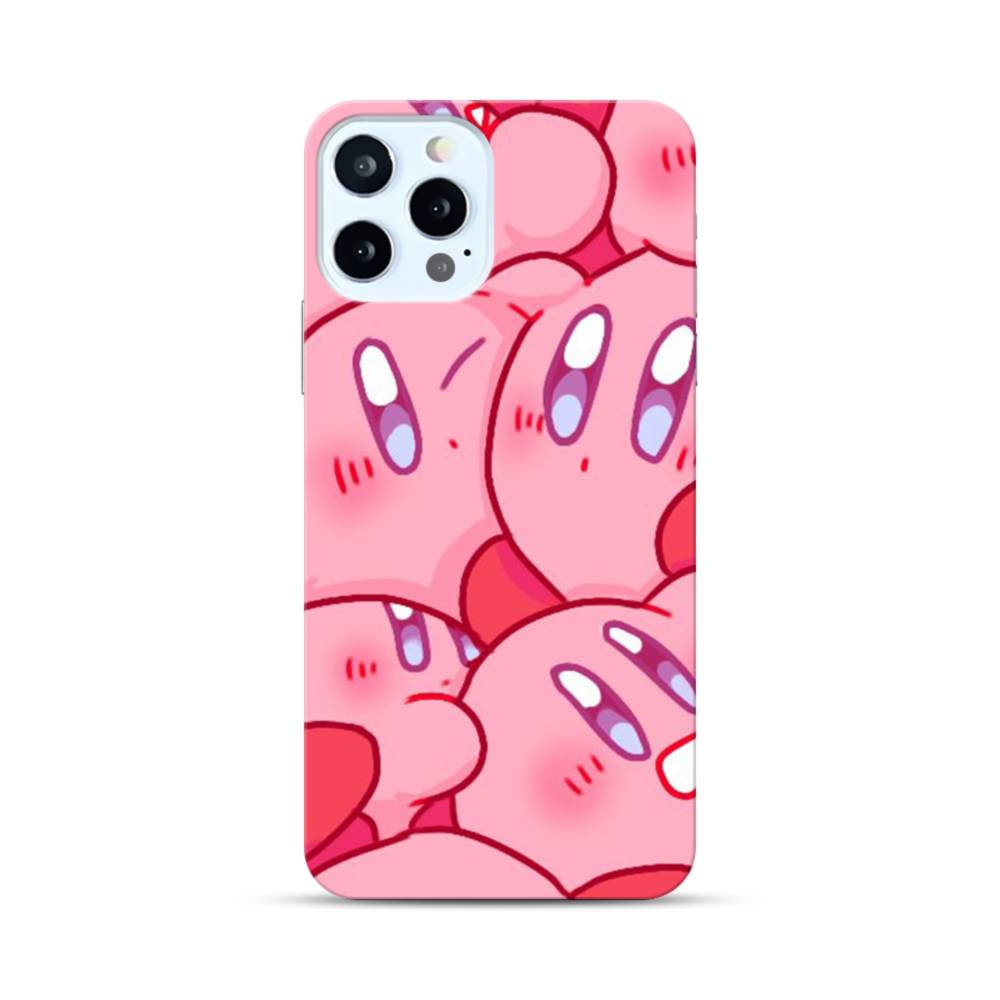 Pink Kirby Iphone 12 Pro Case Case Custom