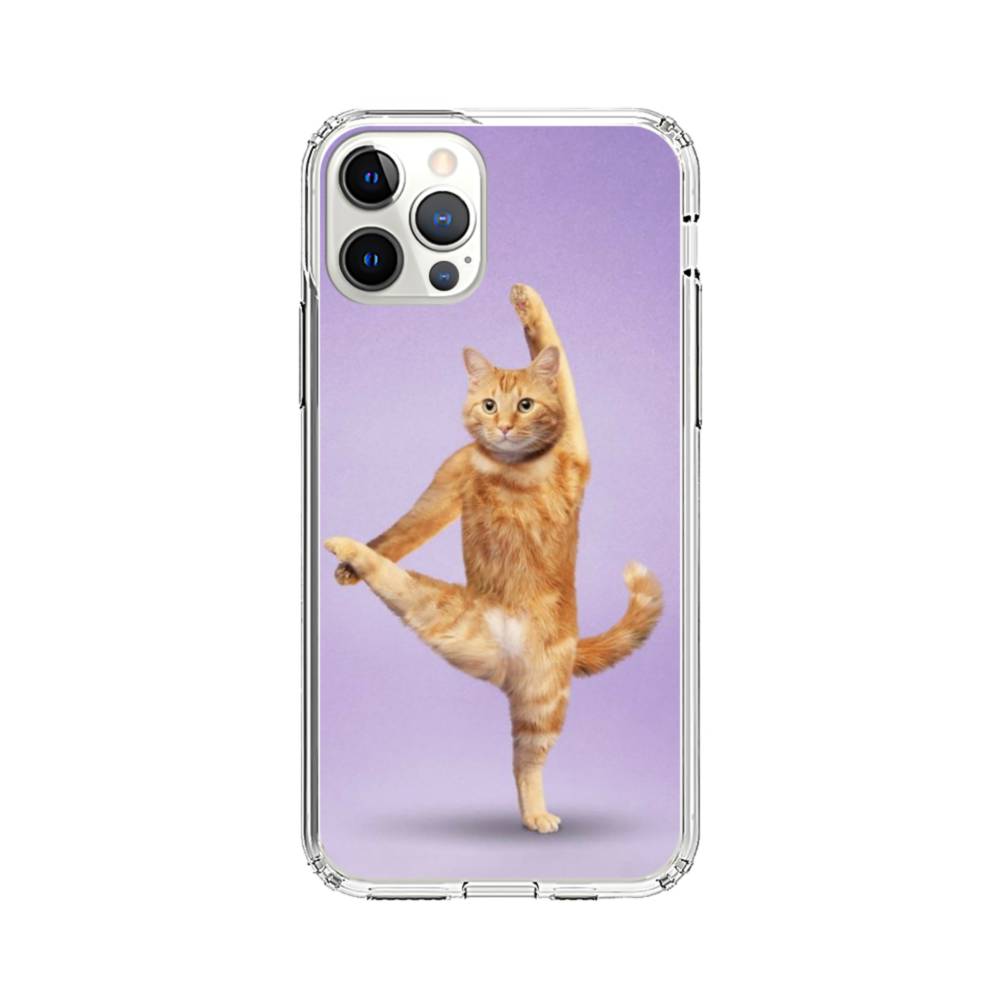 Ballet Cat iPhone 12 Pro Max Clear Case