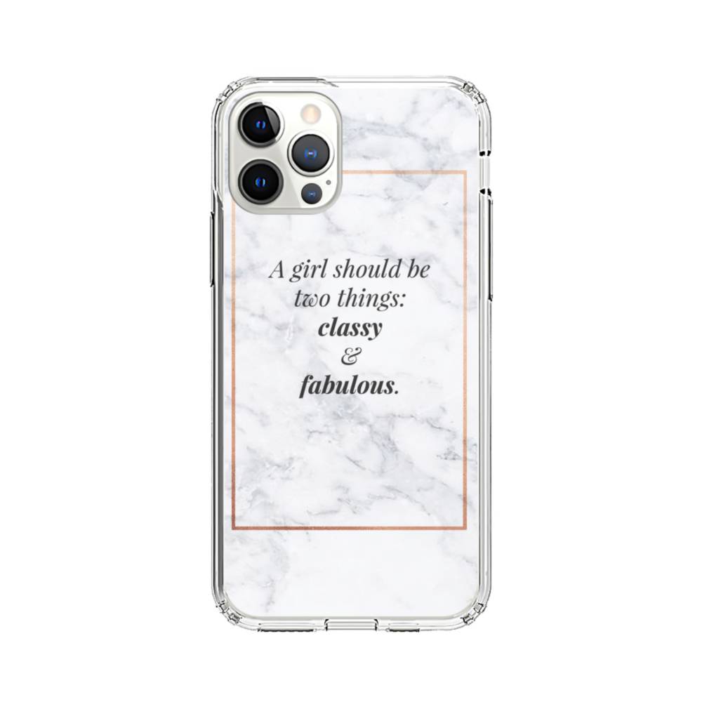 Coco Chanel Quote Classy And Fabulous Iphone 12 Pro Max Clear Case Case Custom