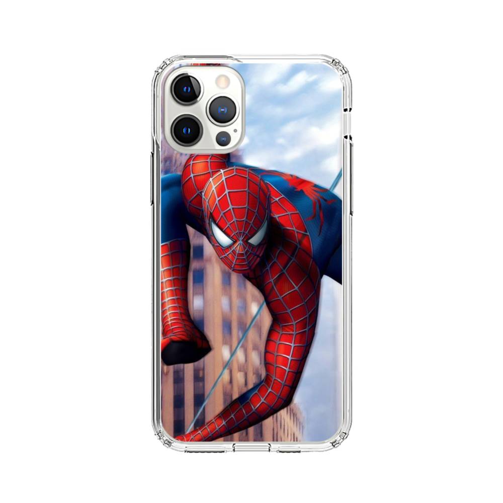 Spiderman Marvel Iphone 12 Pro Max Clear Case Case Custom