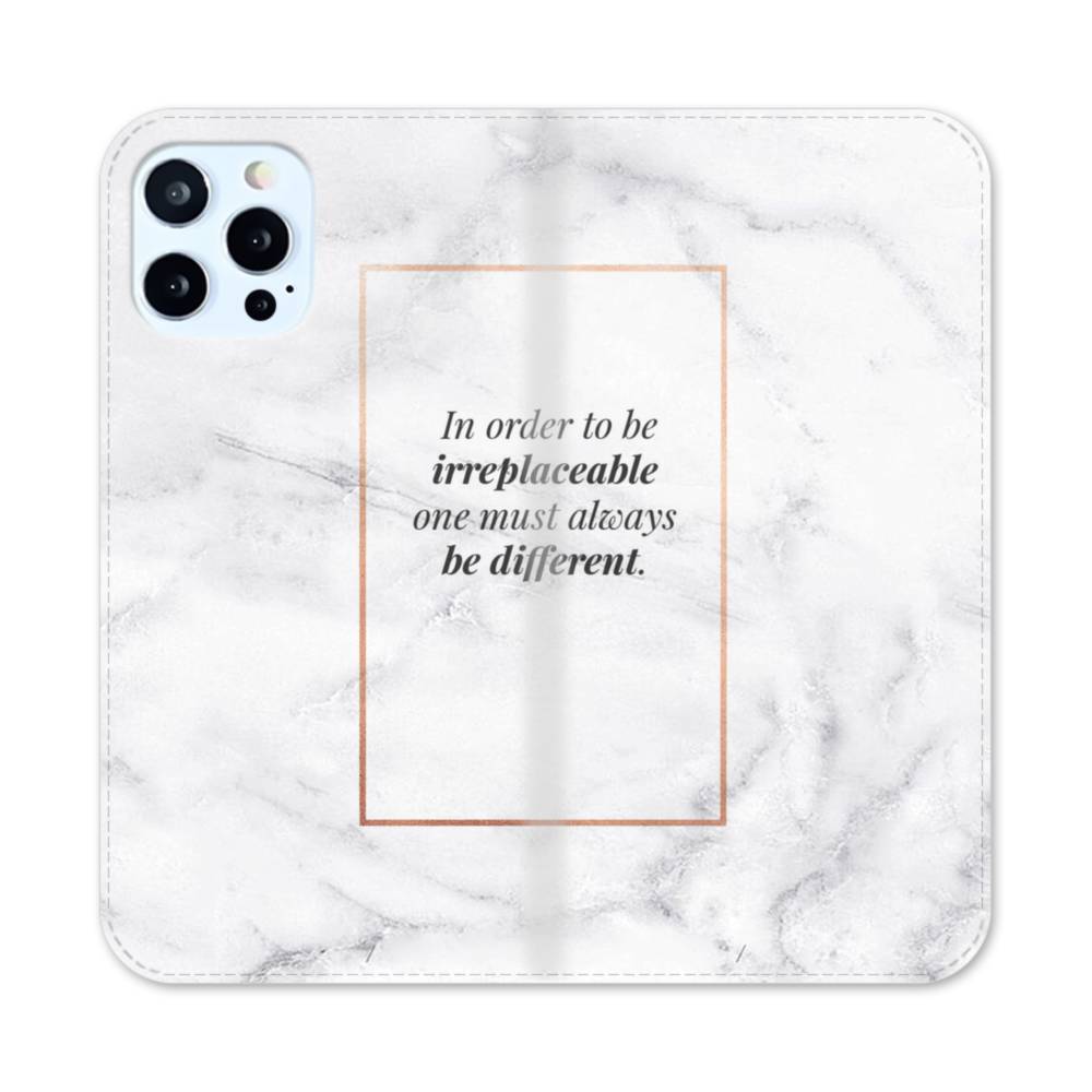 Coco Chanel Best Quote Marble Background iPhone 12 Pro Max Flip