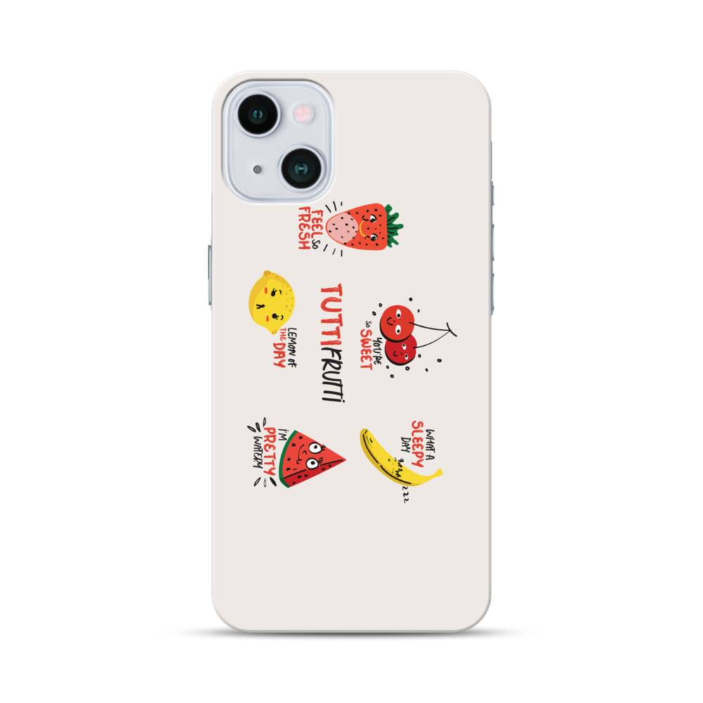 Fruit Doodle iPhone 13 Mini Case