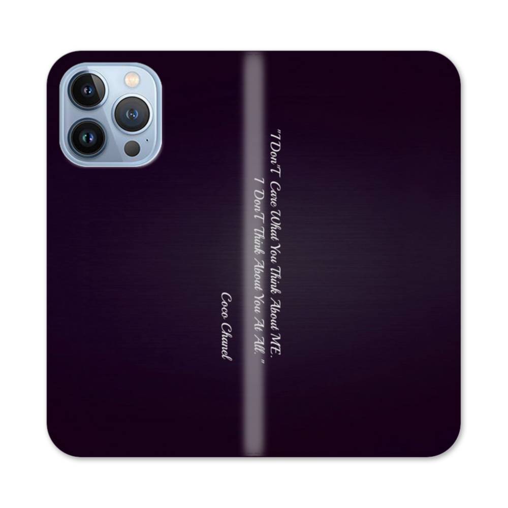 Coco Chanel iPhone 13 Pro Flip Case | Case-Custom