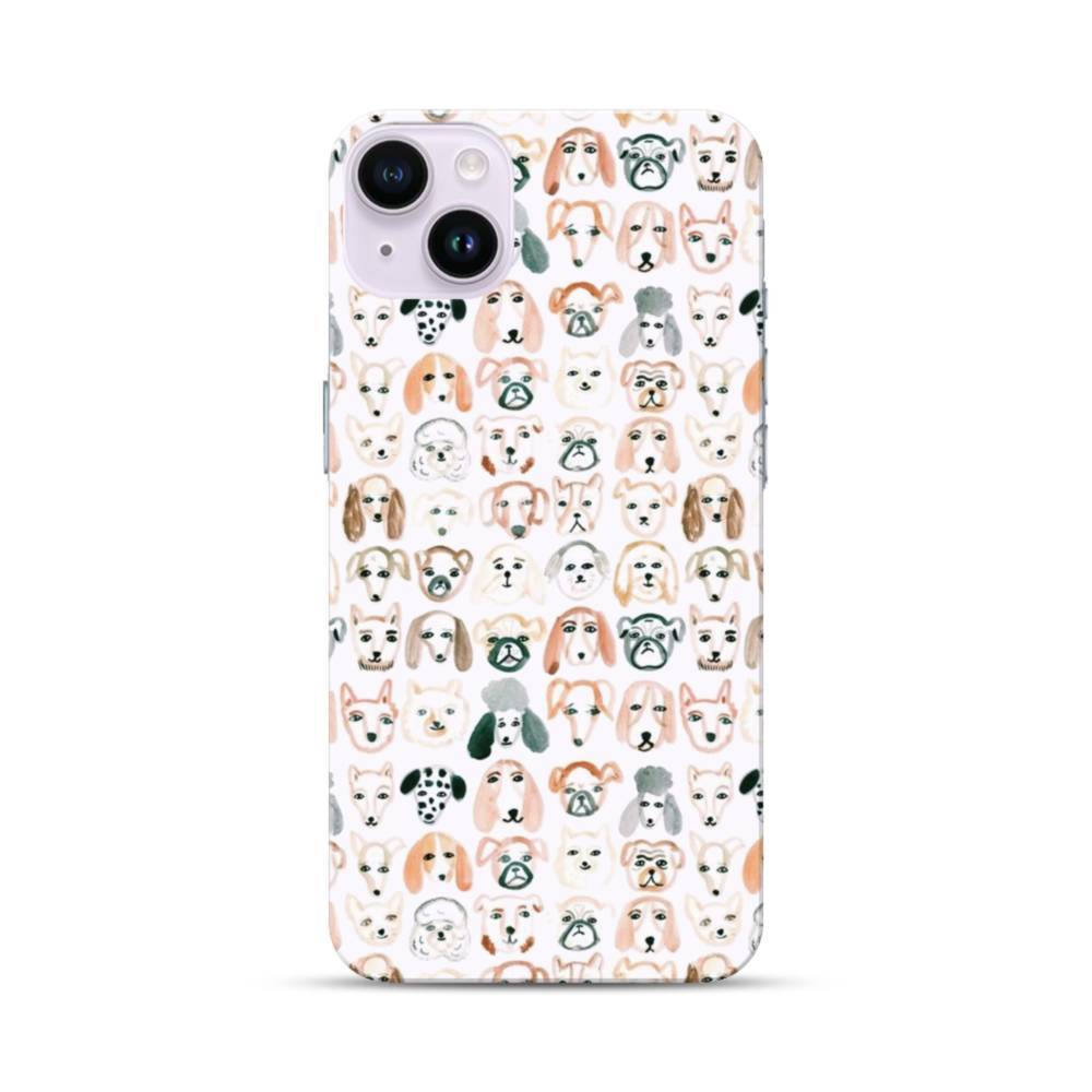 Drawing Dogs iPhone 14 Plus Case