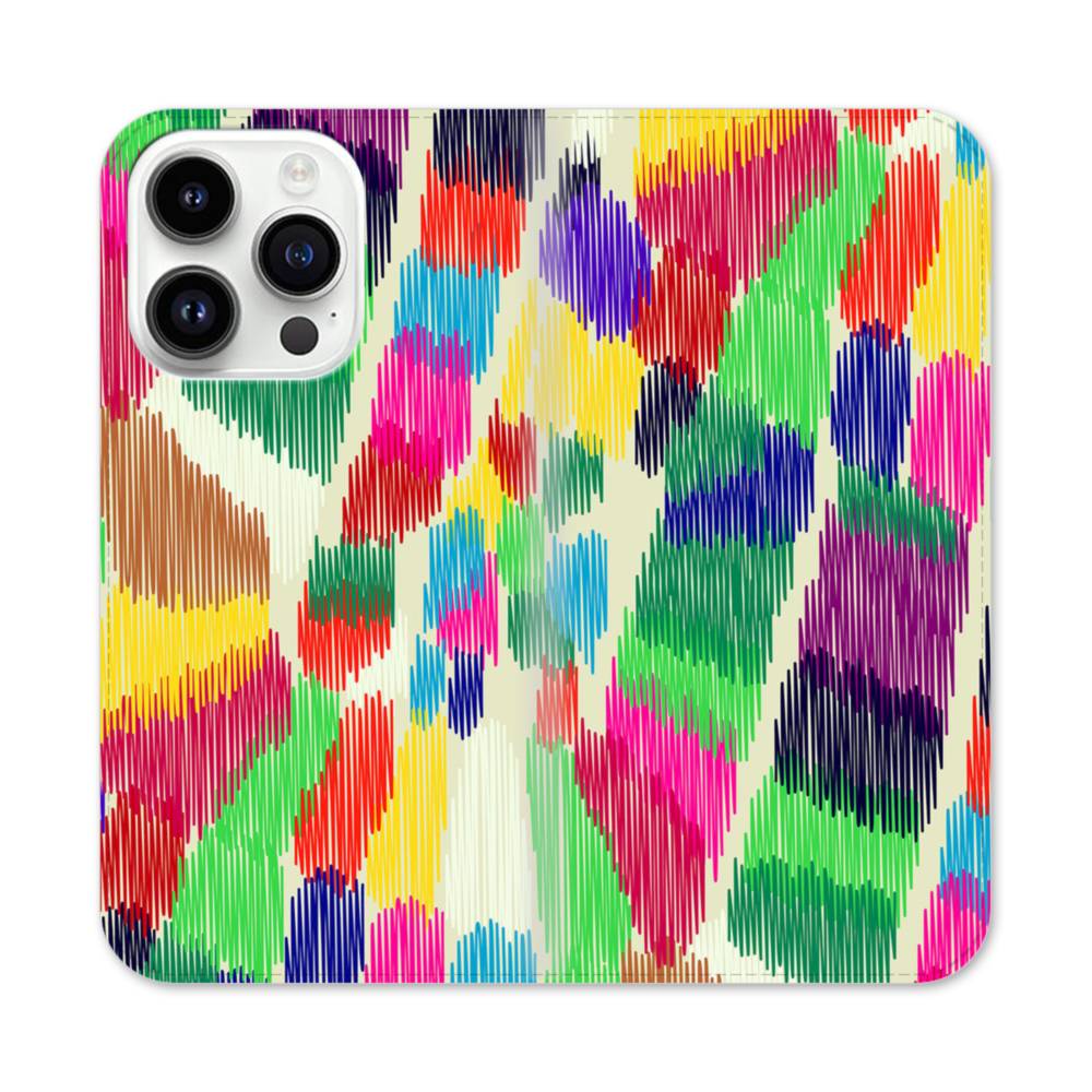 Rainbow Color iPhone 14 Pro Flip Case