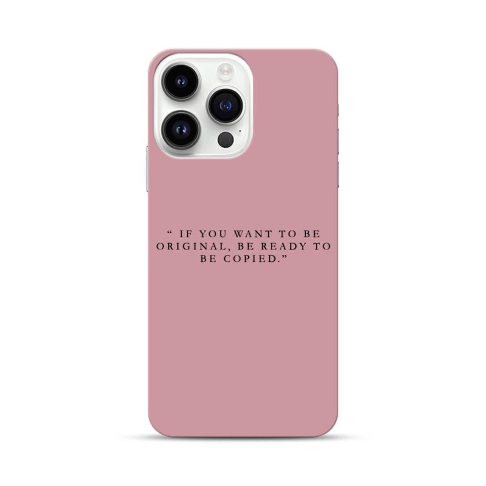 Coco Chanel Quote About Original And Copy iPhone 14 Pro Max Case