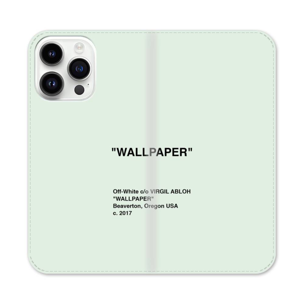 Wallpaper Minimalism iPhone 14 Pro Max Flip Case | Case-Custom