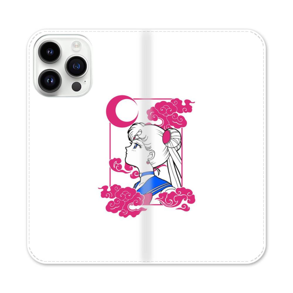 me quejo sutil Vástago Sailor Moon Oriental iPhone 14 Pro Max Flip Case | Case-Custom