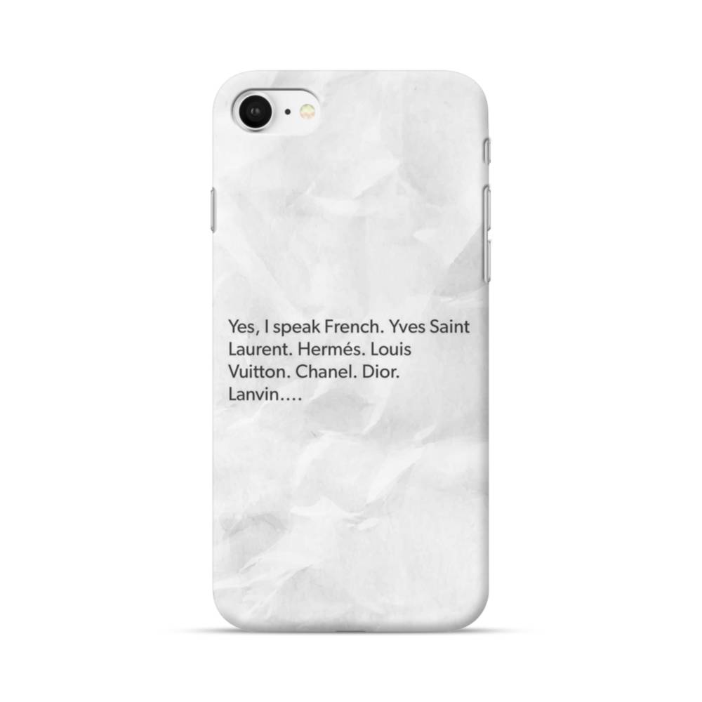I Speak French iPhone SE (2020) Case