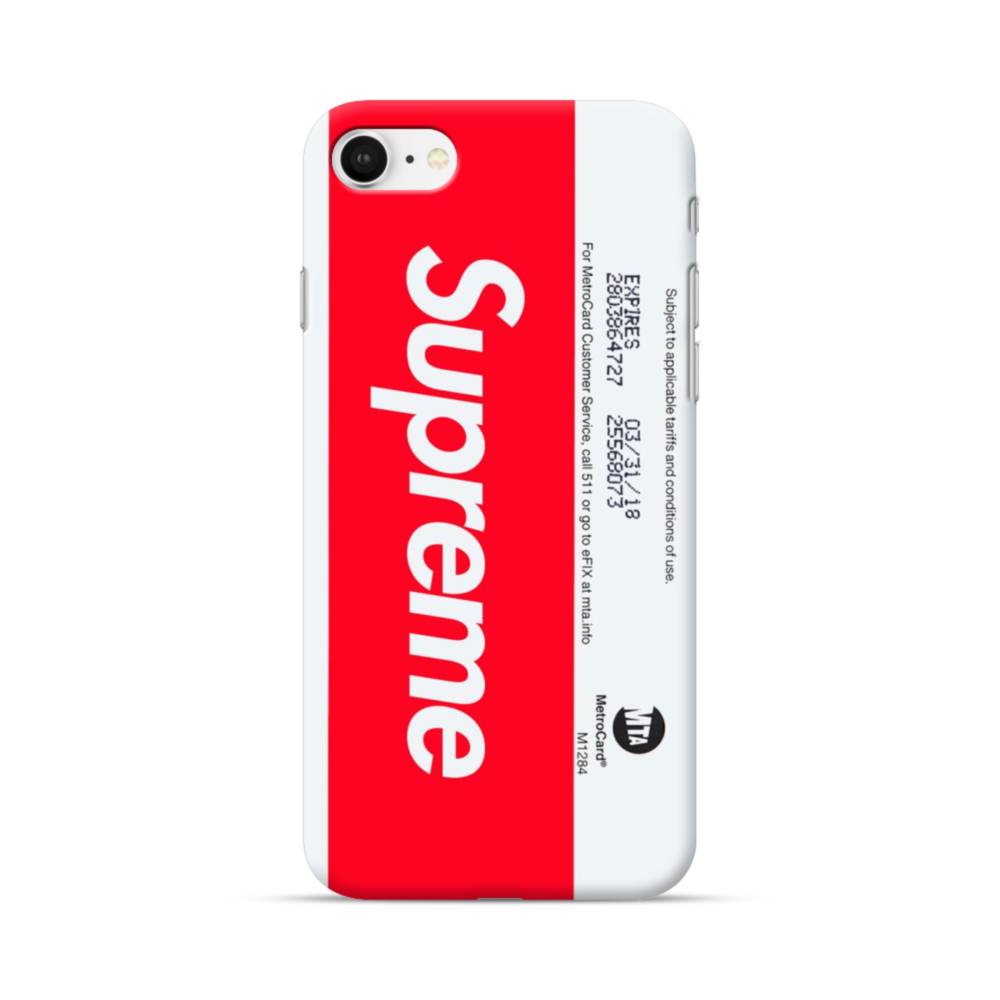 Red Supreme iPhone SE 2020 Case