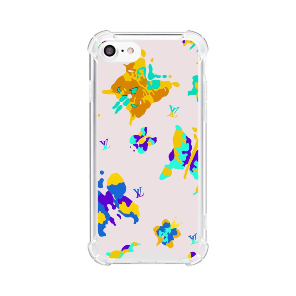 LV Butterflies iPhone SE (2020) Clear Case