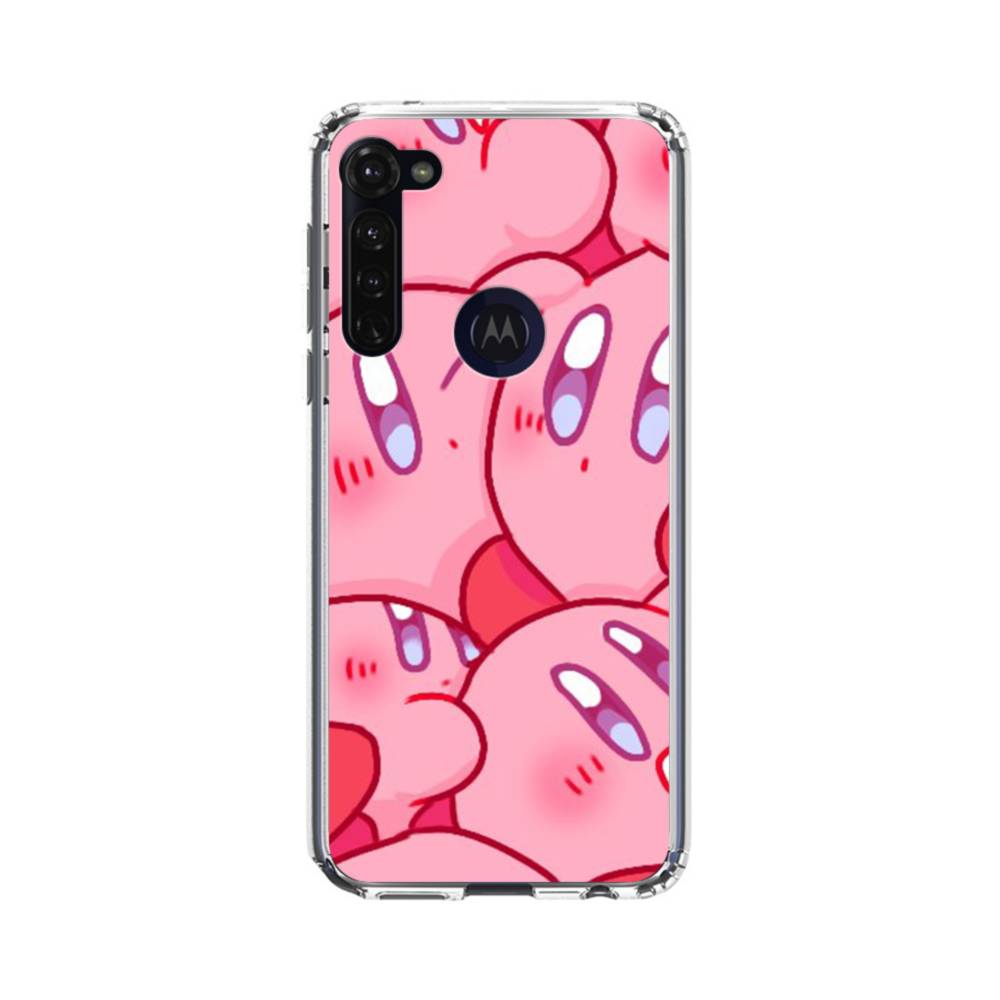 Pink Kirby Motorola Moto Stylus Case Case-Custom