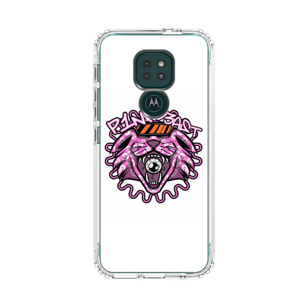 Pink Beast Motorola Moto G9 Play Clear Case