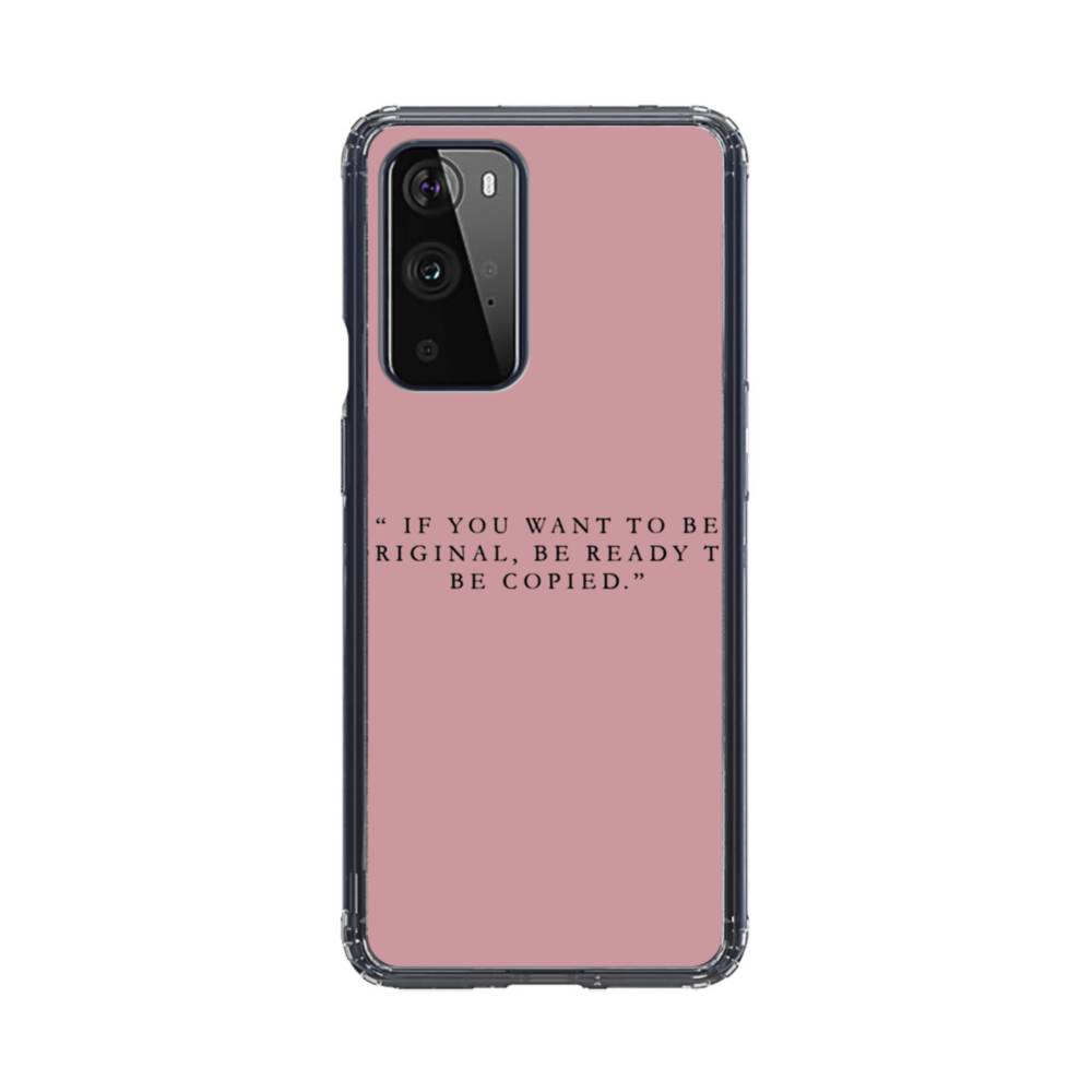 Coco Chanel Quote About Original And Copy OnePlus 9 Pro Clear Case