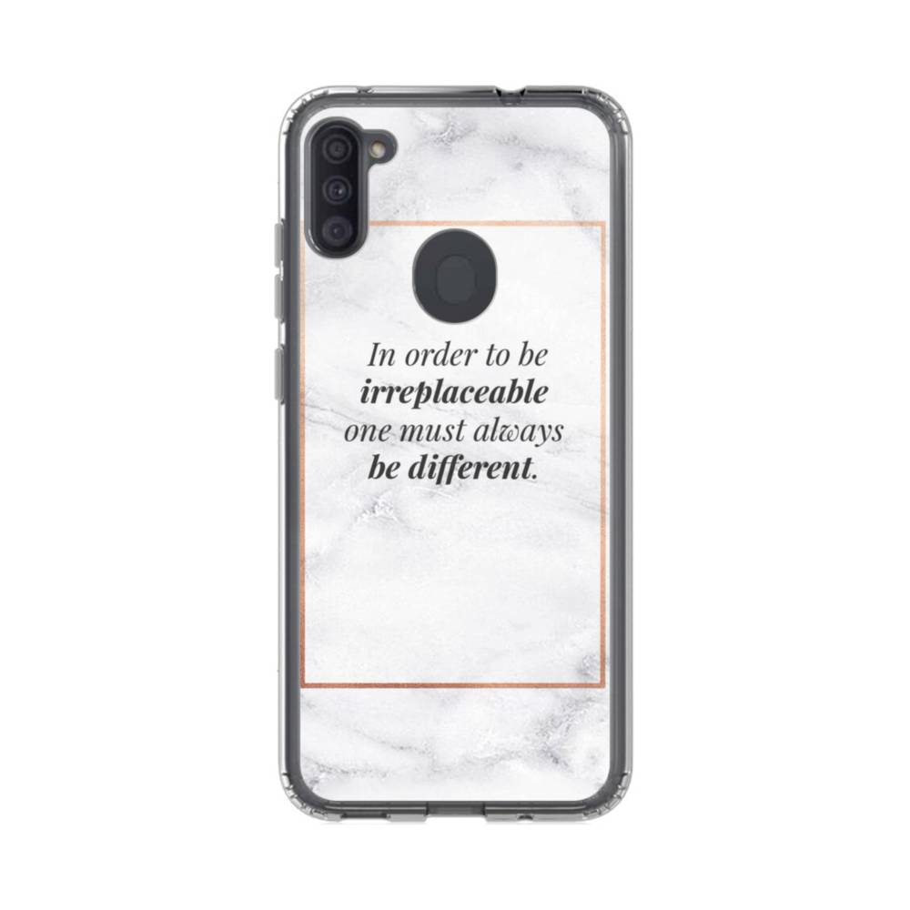 Coco Chanel Best Quote Marble Background iPhone 14 Pro Max Clear Case