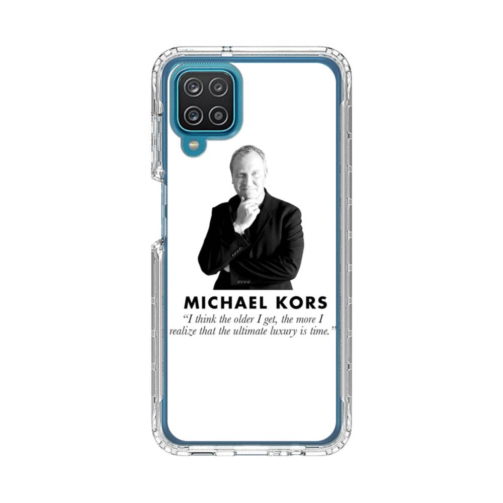 Ultimate Luxury Is Time Michael Kors Quote Samsung Galaxy A12 Clear Case |  Case-Custom