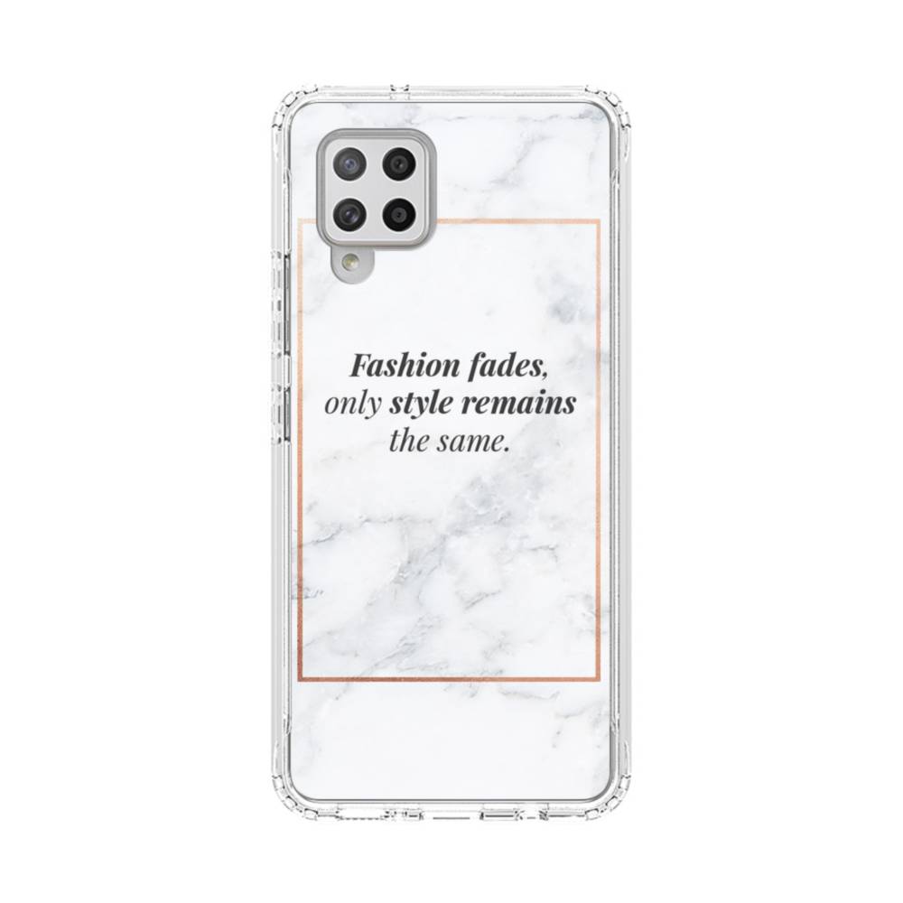 Coco Chanel Quote Fashion Fades Samsung Galaxy A42 (5G) Clear Case | Case -Custom