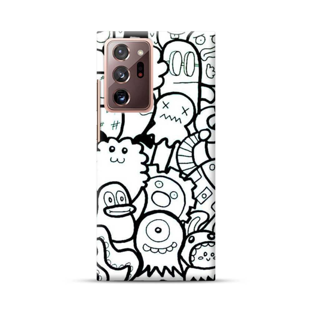 Funny Doodles Samsung Galaxy Note 20 Ultra (5G) Case | Case-Custom