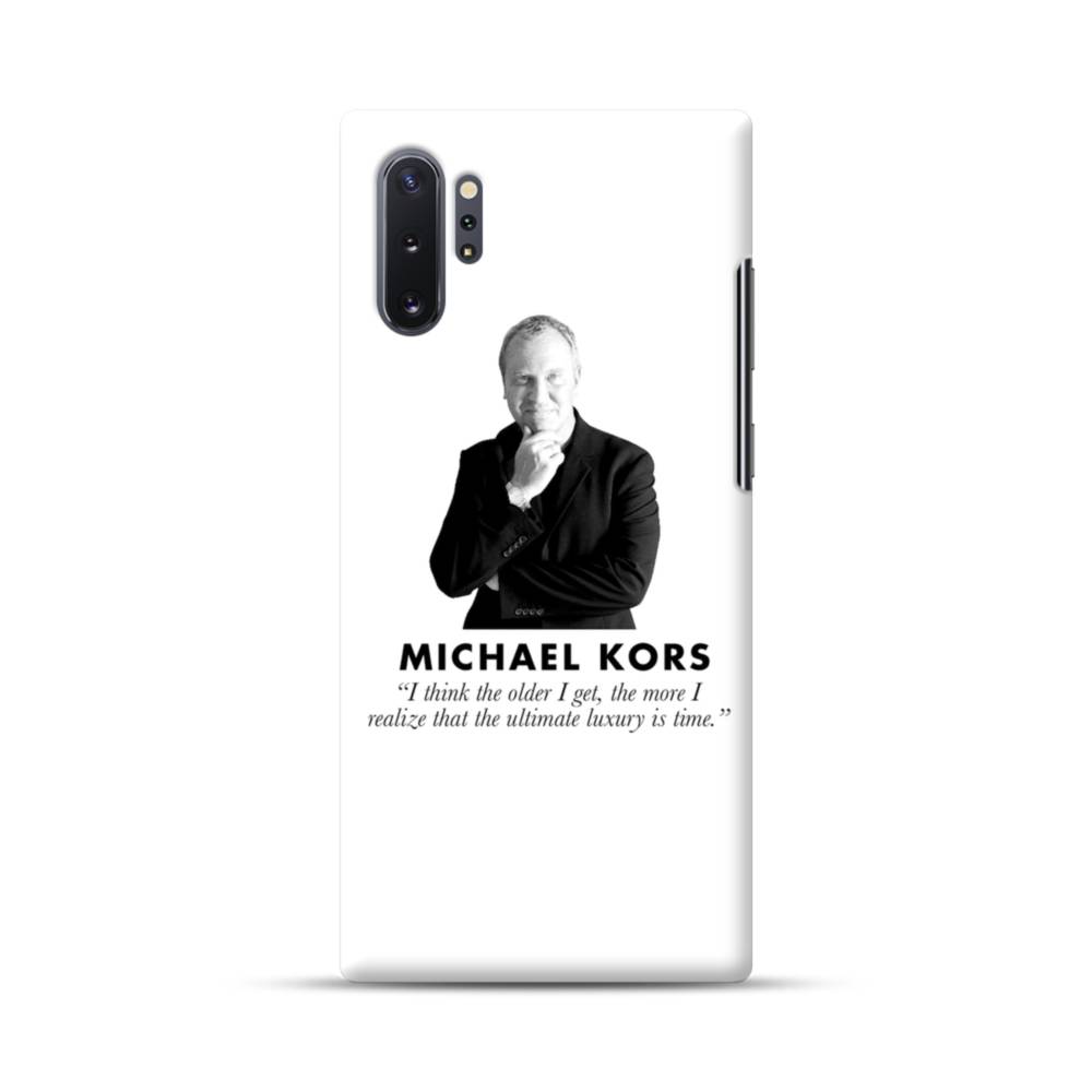 Ultimate Luxury Is Time Michael Kors Quote Samsung Galaxy Note 10 Plus Case  | Case-Custom