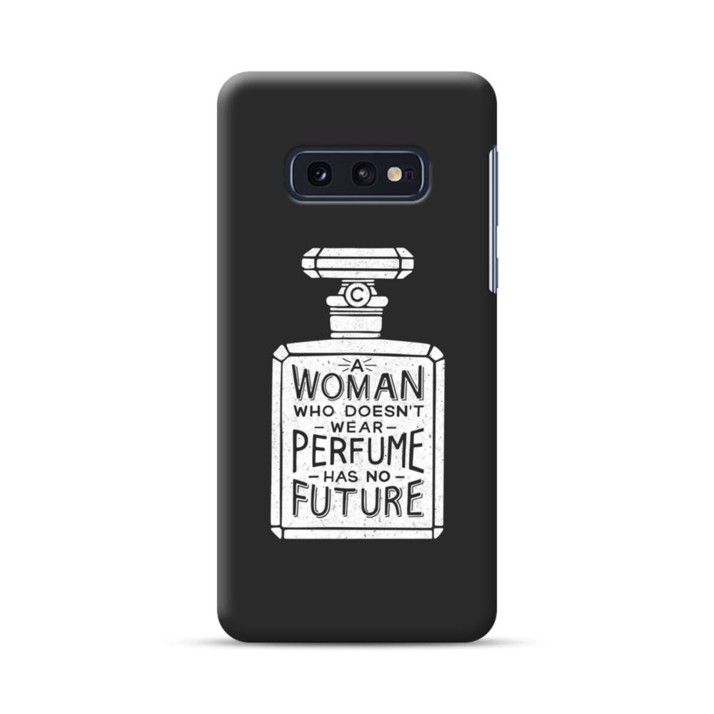 Wonderbaar Drawing Perfume Bottle With Coco Chanel Quote Samsung Galaxy S10e WE-27