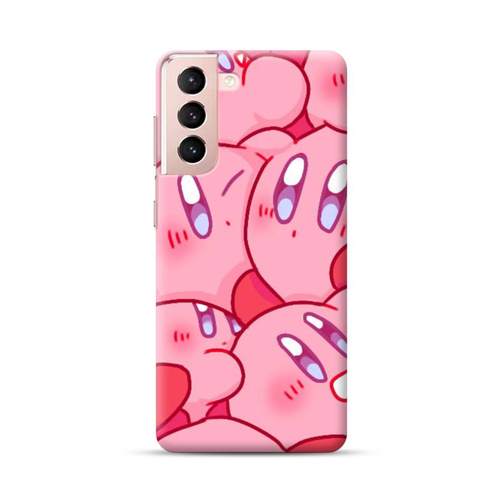 Pink Kirby Samsung Galaxy S21 Case