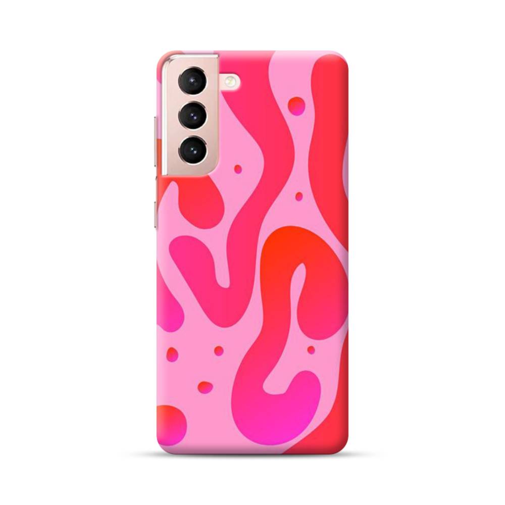 Hot Pink Samsung Galaxy S21 Plus Case Case Custom