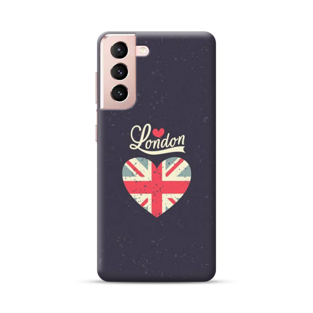 Love London With Uk Flag Heart Samsung Galaxy S21 Plus Case Case Custom Love London With Uk Flag Heart Samsung Galaxy S21 Plus Case Case Custom