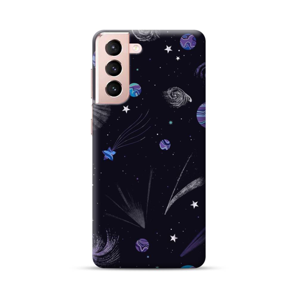 Purple Universe Samsung Galaxy S21 Plus Case Case Custom Purple Universe Samsung Galaxy S21 Plus Case Case Custom