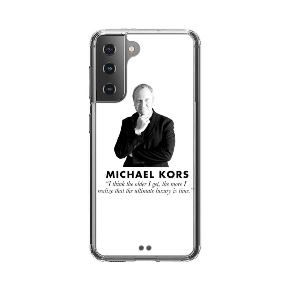 Ultimate Luxury Is Time Michael Kors Quote Samsung Galaxy S21 Plus Clear  Case | Case-Custom