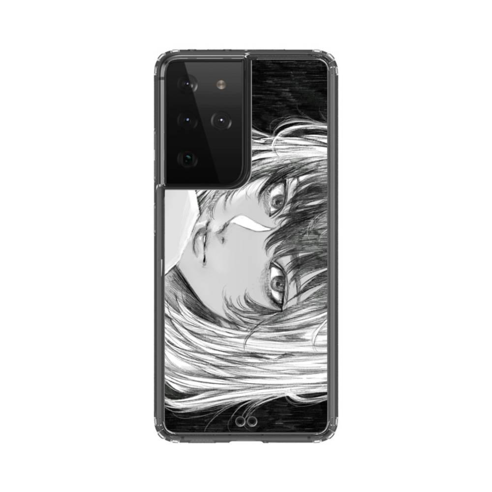 Anime Girl Samsung Galaxy S21 Ultra Clear Case Case Custom Anime Girl Samsung Galaxy S21 Ultra Clear Case Case Custom