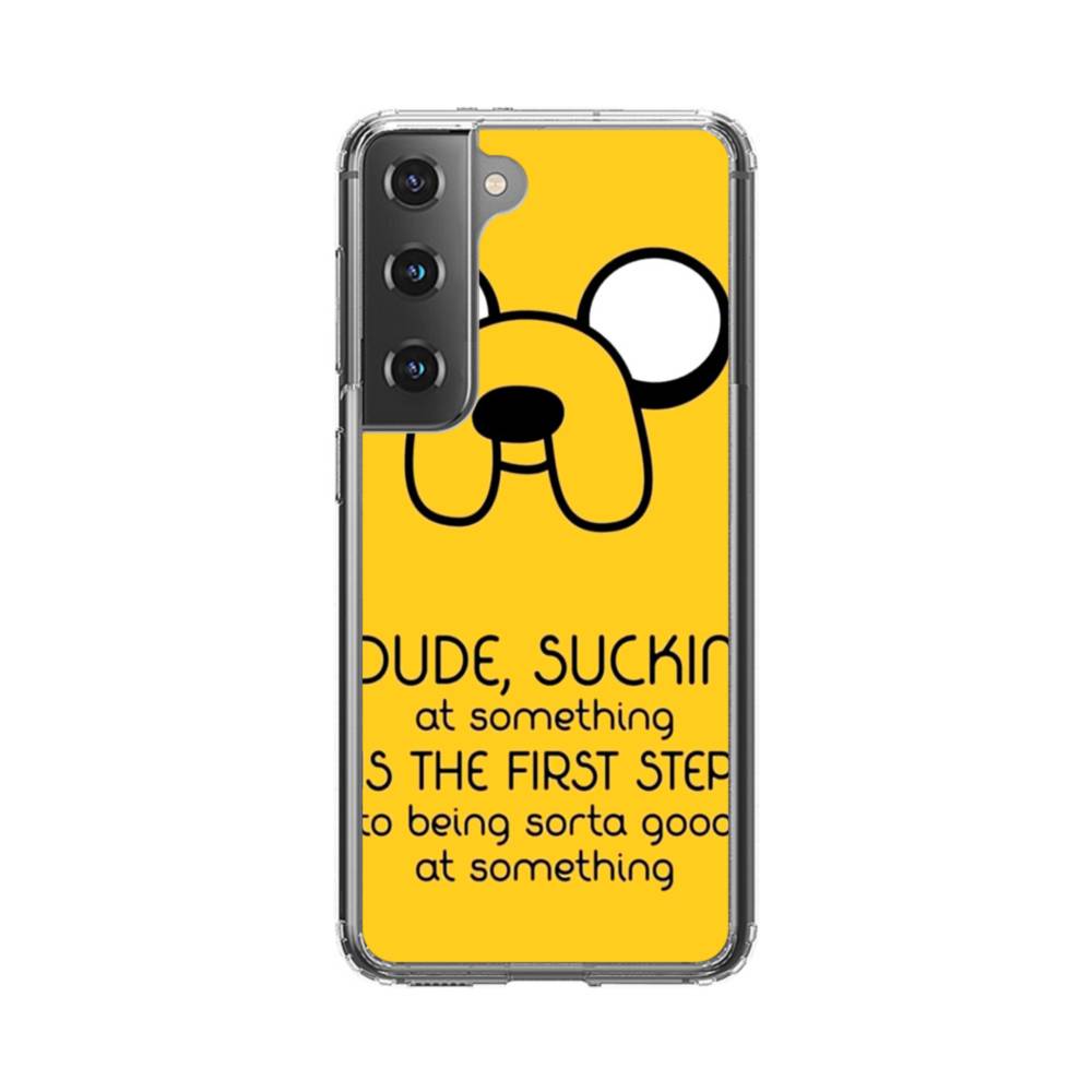 Funny dog face meme Samsung Galaxy S22 Plus Clear Case | Case-Custom