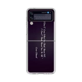 Chanel Samsung Galaxy Z Flip 3 5G Clear Cases