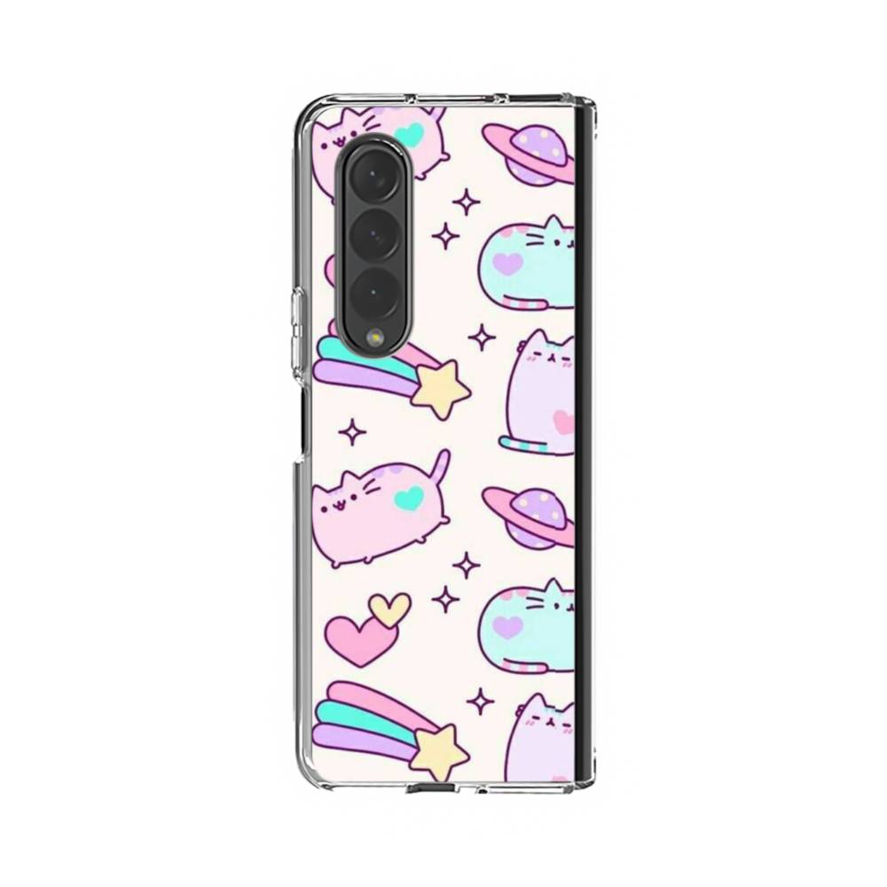 Characters Doodle Samsung Galaxy Z Fold 5 Clear Case