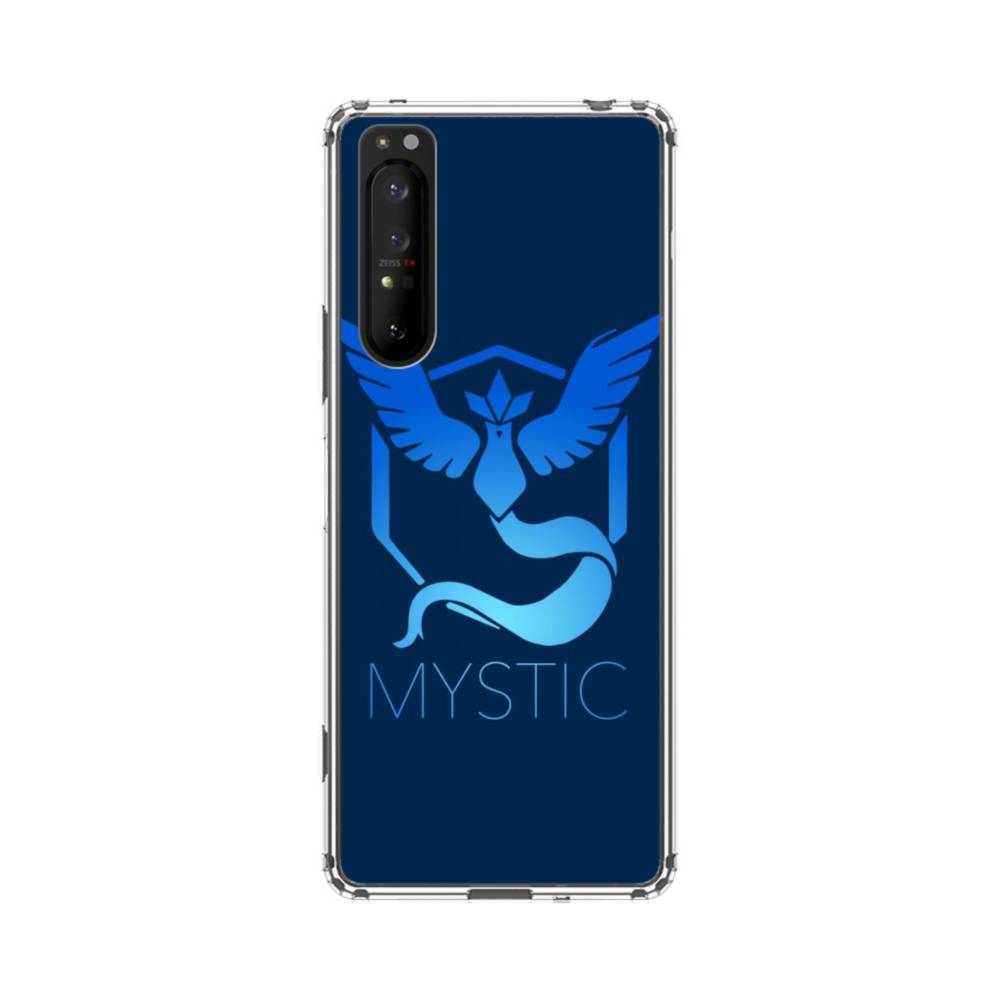 Valor Instinct Mystic Pokemon Go Logo Blue Sony Xperia 1 Ii Clear Case Case Custom