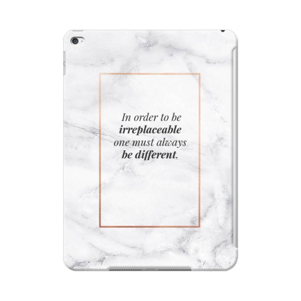 Coco Chanel Best Quote Marble Background iPad Air 2 Case | Case-Custom