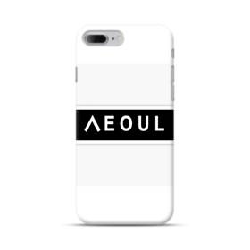 Black Supreme Aeoul Logo Iphone 7 Plus Case Case Custom