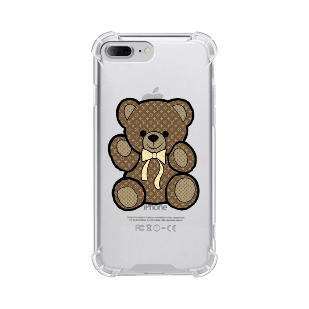LV Bear iPhone 8 Plus Clear Case