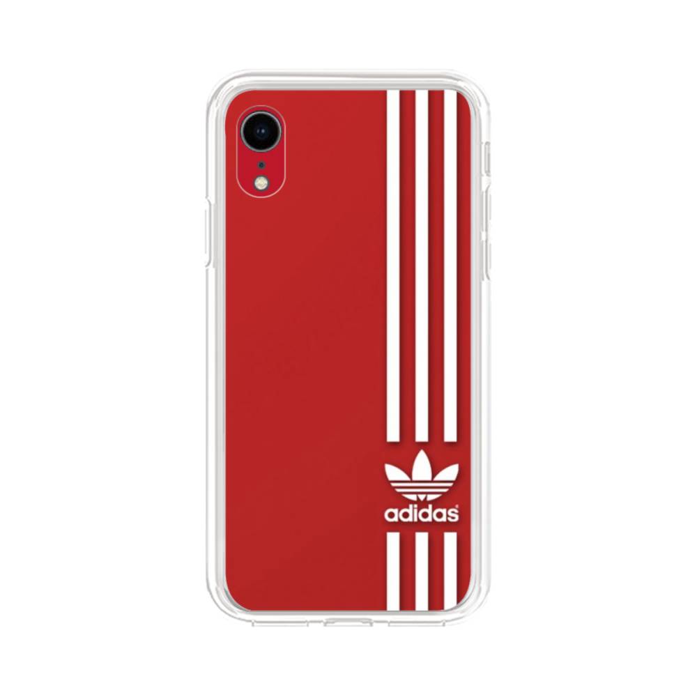 Luchtpost afstand heet Adidas Style iPhone XR Clear Case | Case-Custom