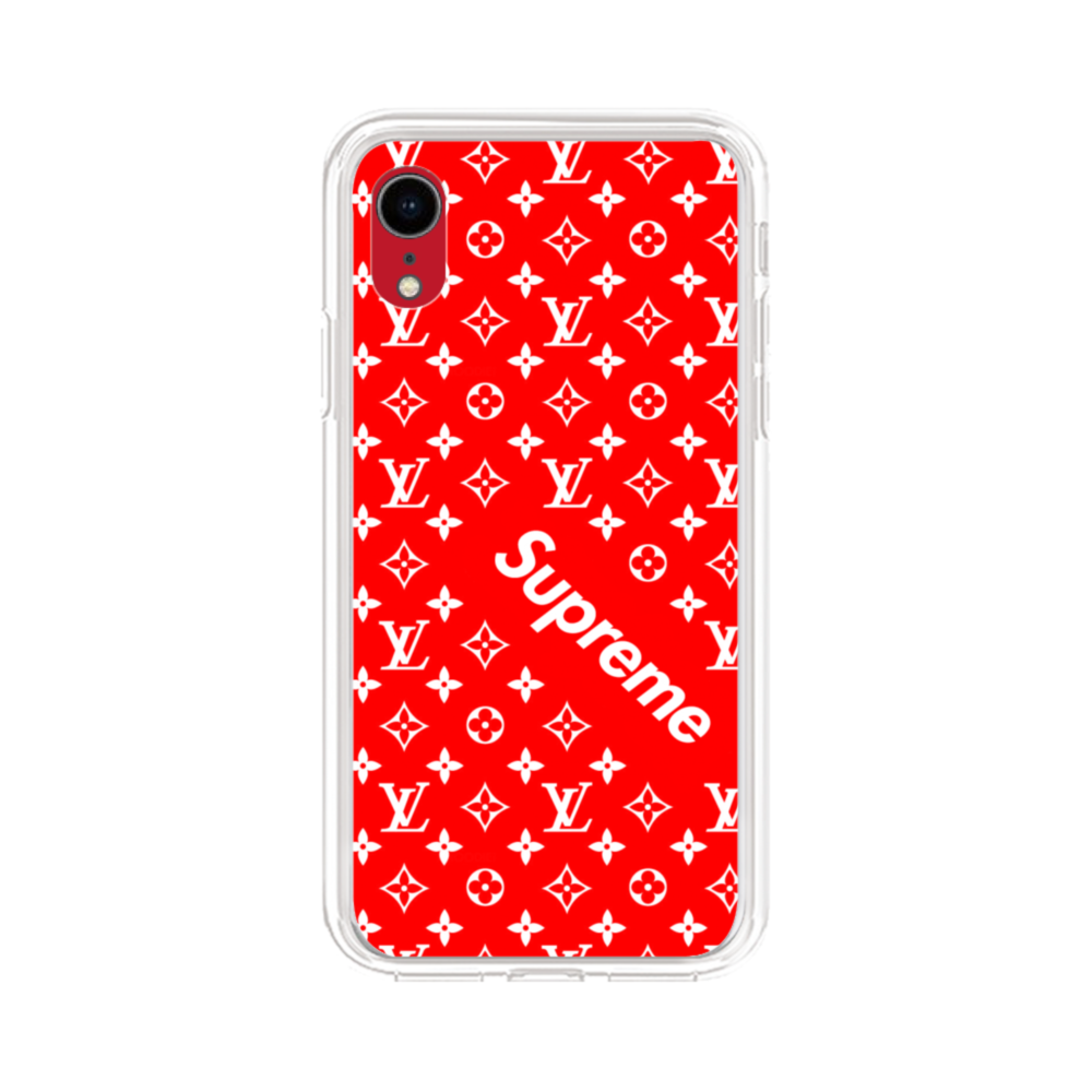 Supreme Louis Vuitton iPhone XR Clear Case | Case-Custom