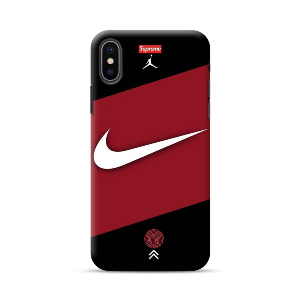 Supreme And Nike Logo Iphone Xs Case Case Custom